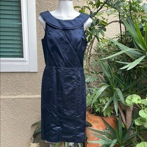 Vera Wang Lavender Label Blue Midi Dress